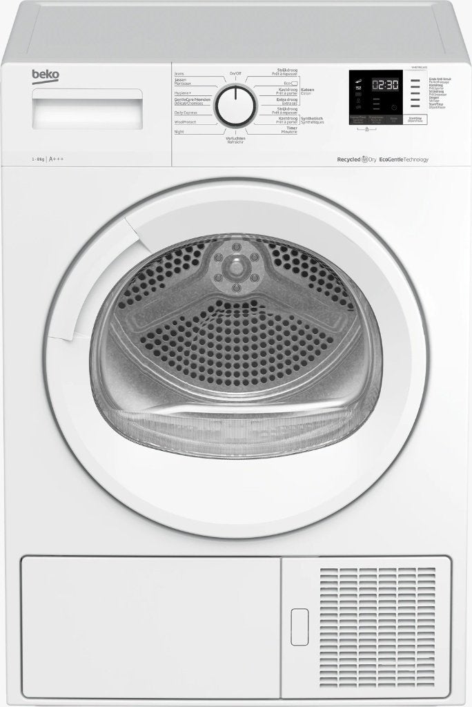 Sèche-linge 8kg - BEKO quasi-neuf, Electroménager, Classe énergétique A ou plus économe, Comme neuf, Chargeur frontal, Enlèvement