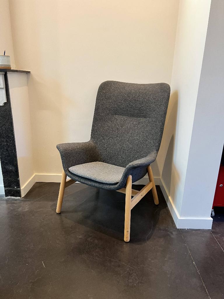 1 fauteuil - eenpersoonszetel, Ophalen, Gebruikt, Minder dan 75 cm, Stof