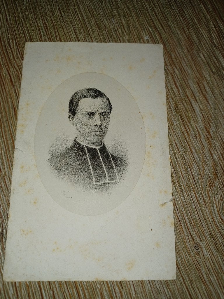 doodsprentje litho foto de clippele geraardsbergen meldert, Collections, Enlèvement ou Envoi, Image pieuse
