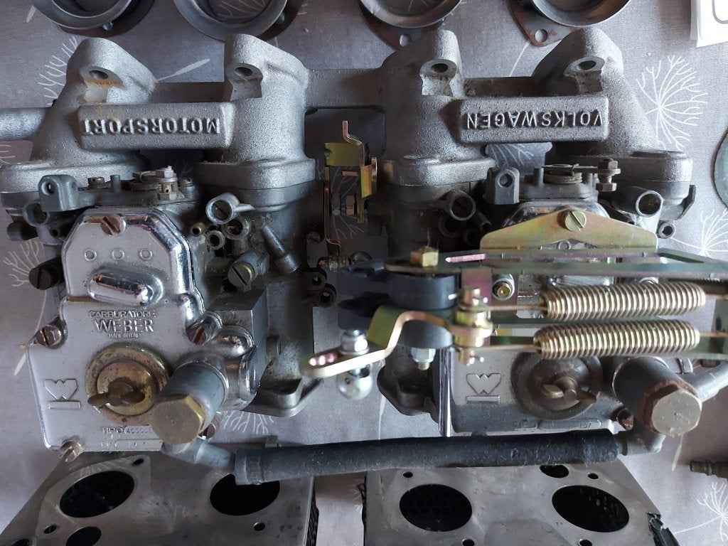 Dubbele Weber carburateur, Ophalen, Gereviseerd, Volkswagen