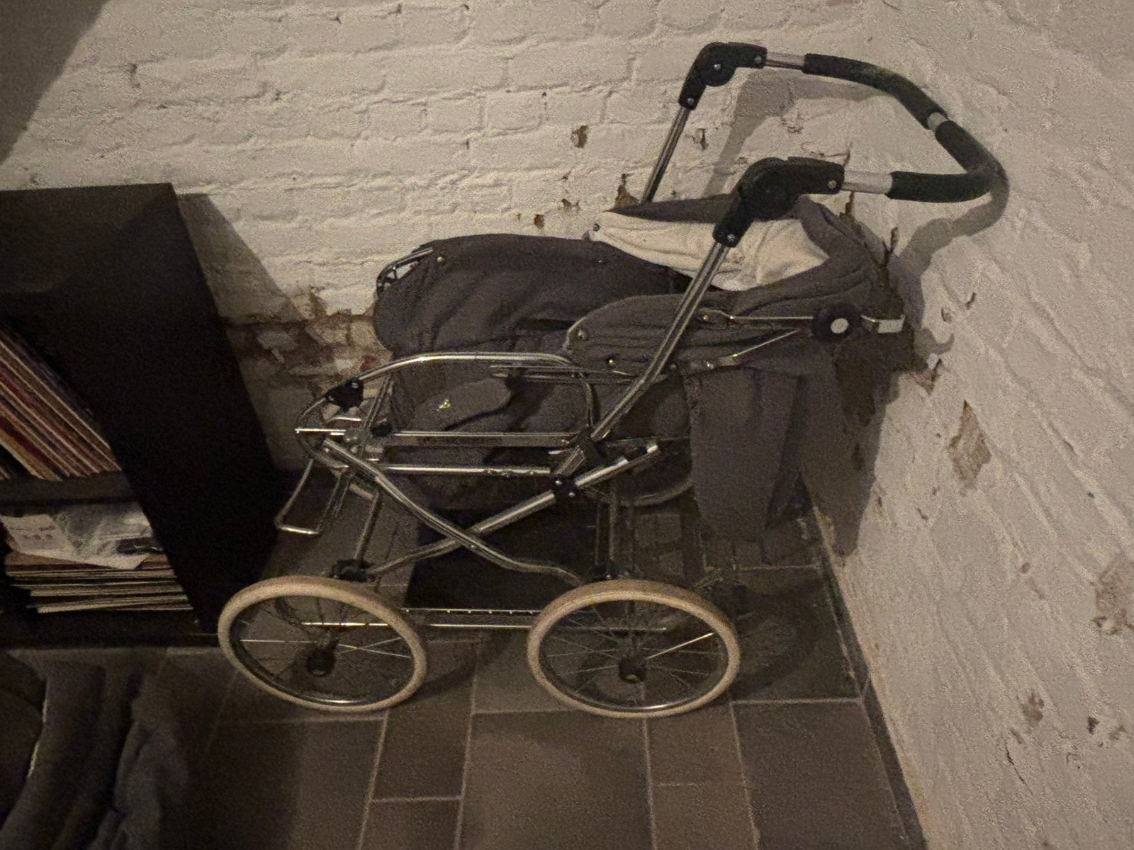 Poussette look Retro, Kinderen en Baby's, Gebruikt, Luchtbanden, Ophalen, Kinderwagen