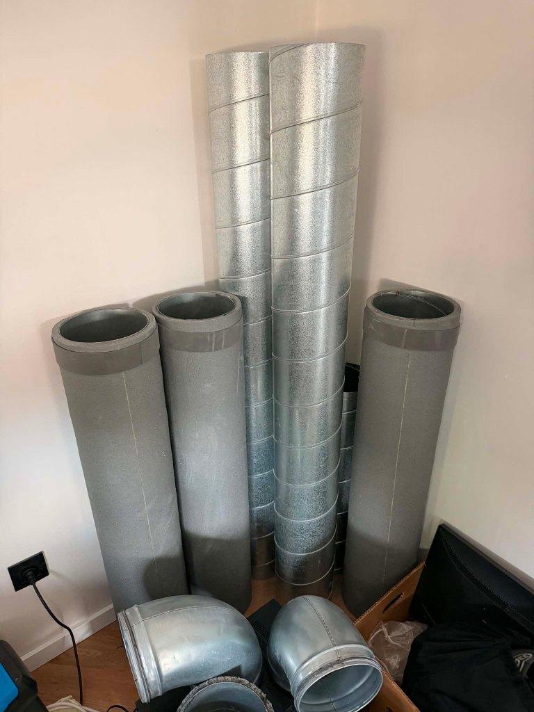 ventilatiebuizen 180mm overschot, Ophalen, Ventilator en Afzuiger