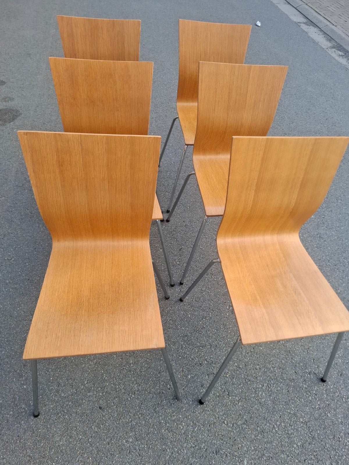 6 ikea gilbert stoelen, Huis en Inrichting, Ophalen