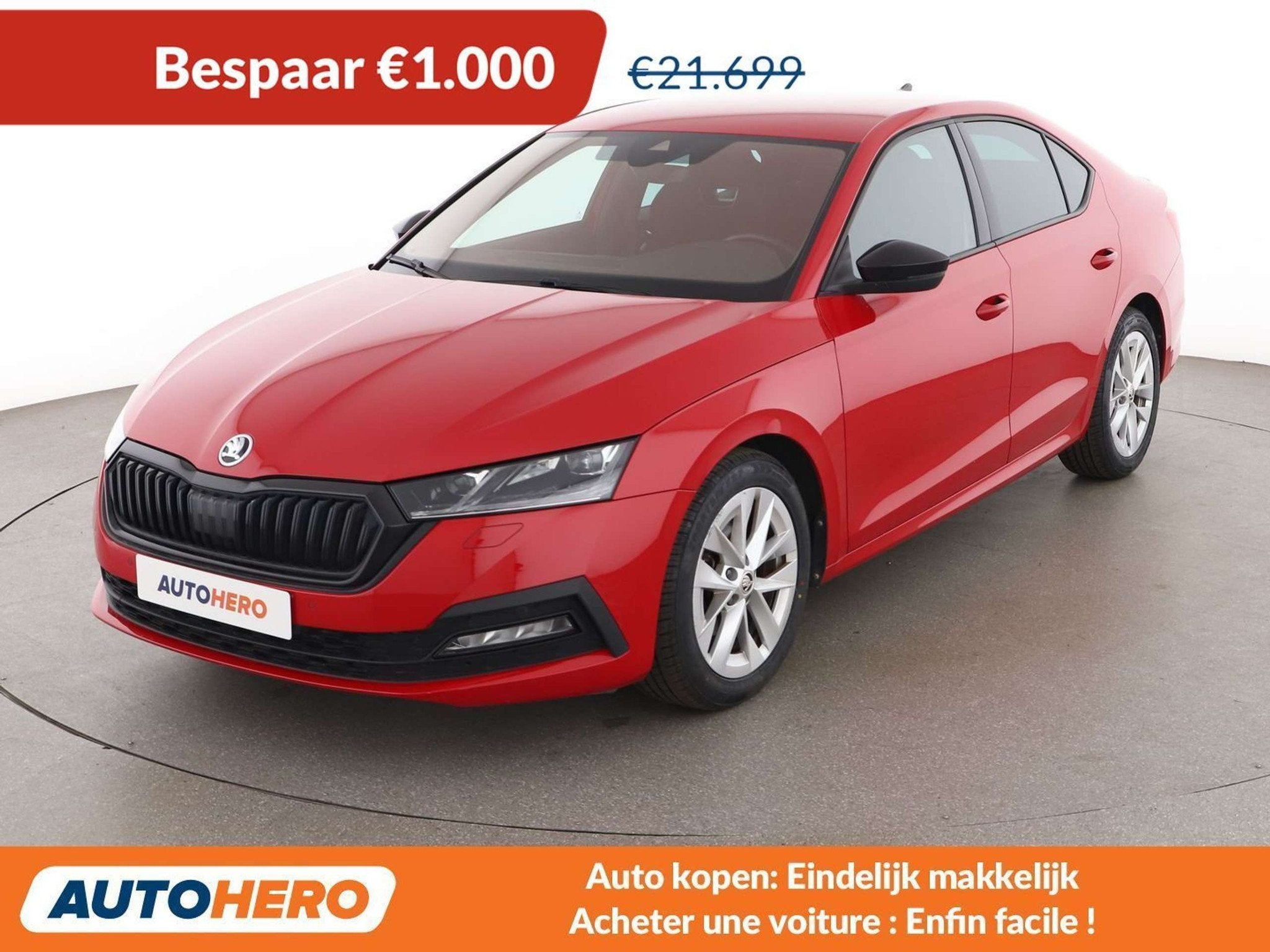 Skoda Octavia 1.5 TSI ACT e-TEC Style (automatique), Autos, Rouge, Achat, Autres carburants, Noir