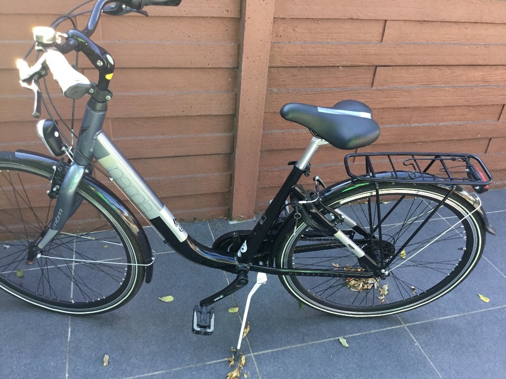 Damesfiets jeans blauw lage opstap met versnelling, Enlèvement, Accès (extra) bas