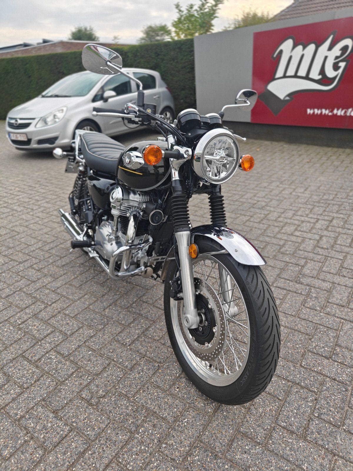 Kawasaki W800 2025 1400km, Motos, Entreprise, Occasion, 800 cm³, 2 cylindres