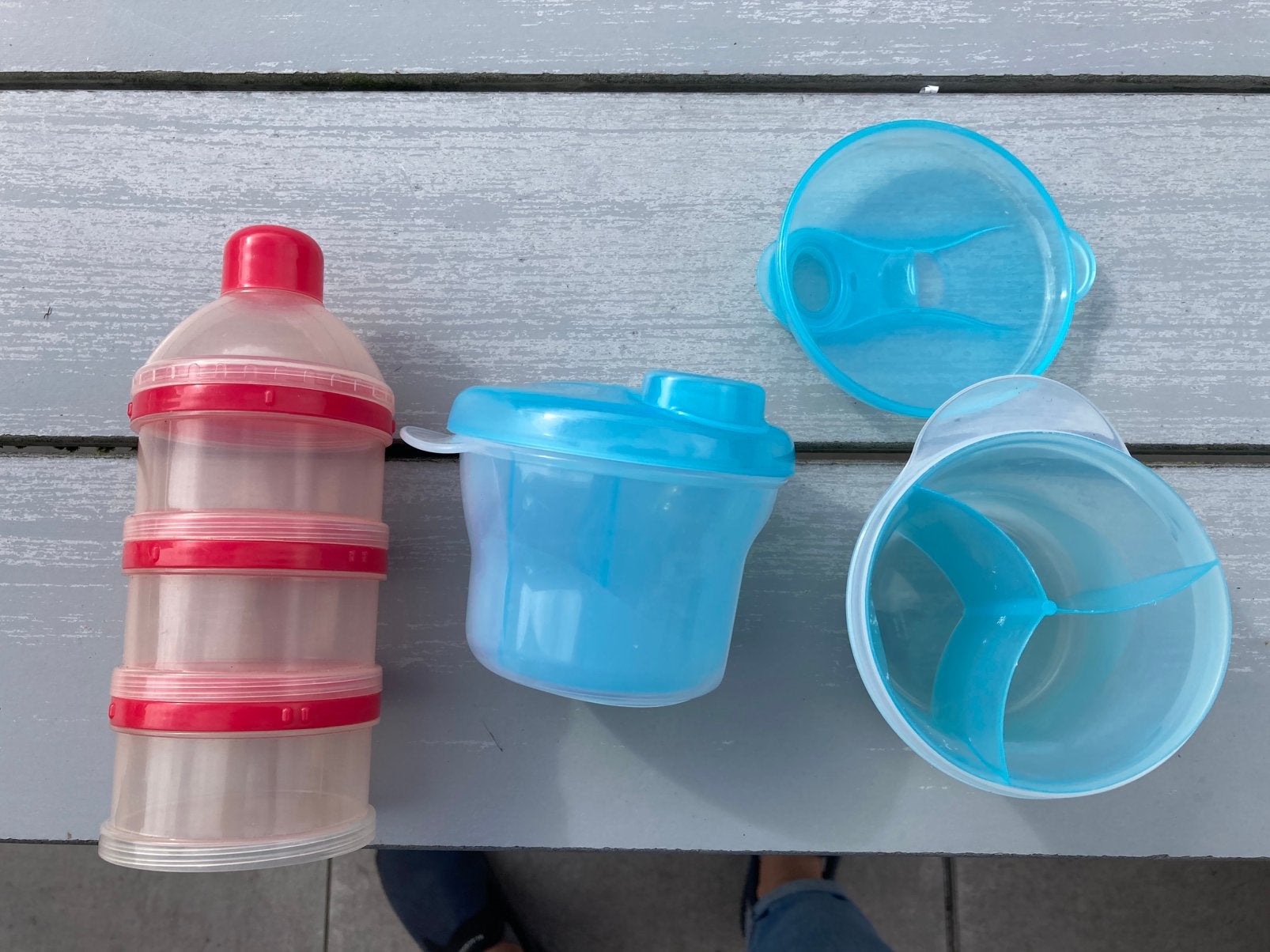 Meeneempotjes babyvoeding, Ophalen, Gebruikt