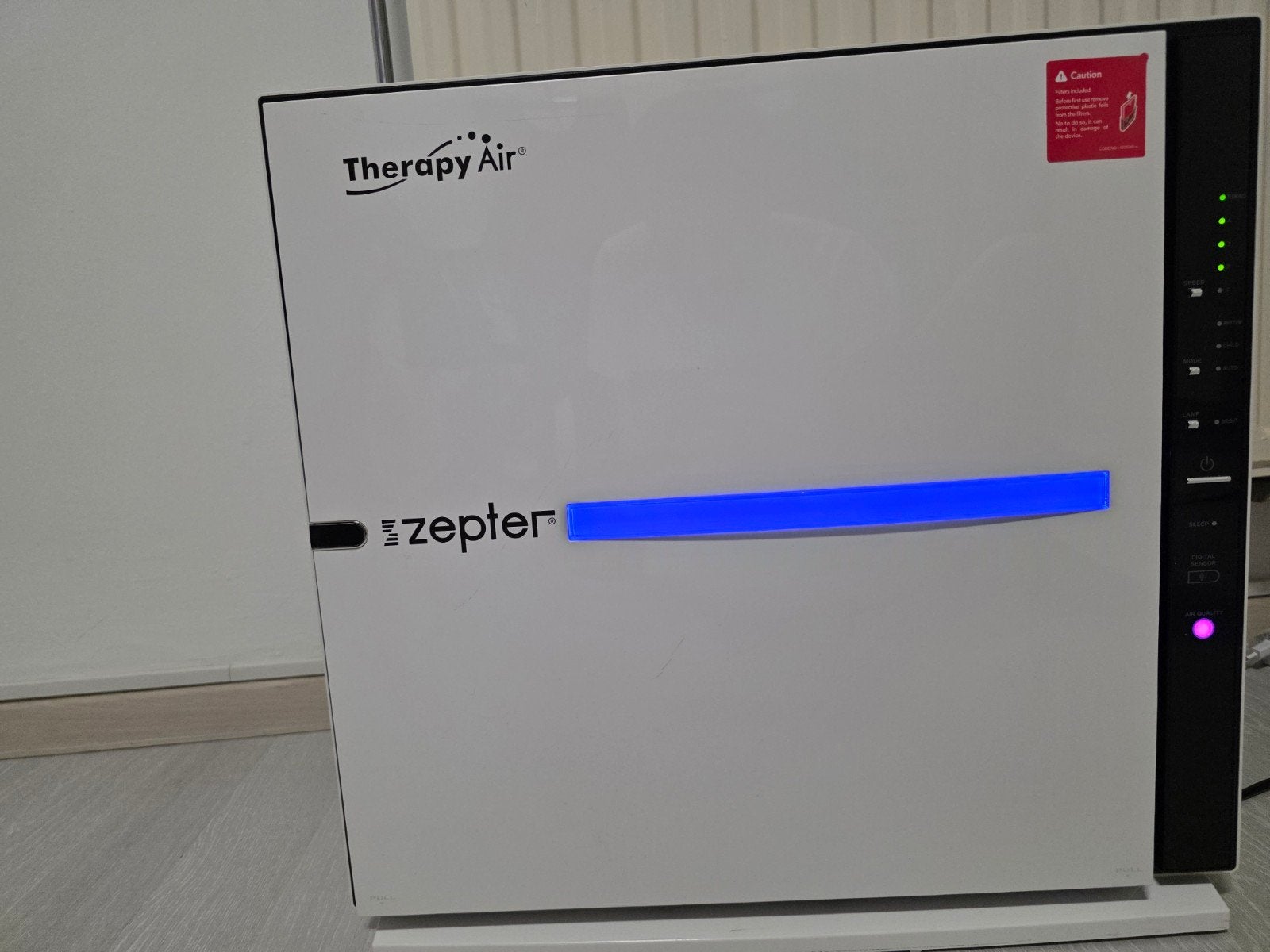 Zepter Therapy air luchtreiniger, Ophalen