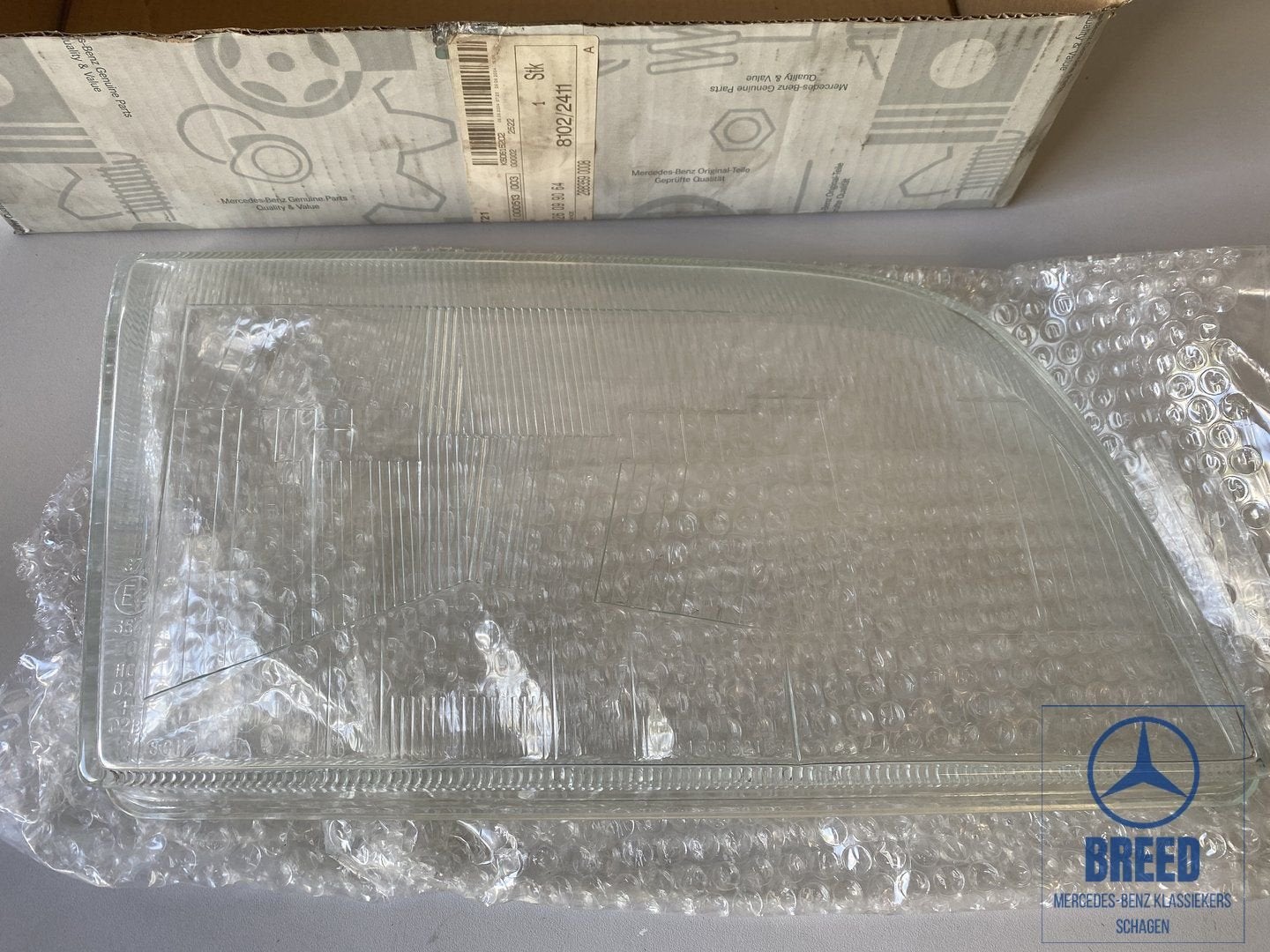 NOS koplampglas links Xenon voor Mercedes-Benz W140 facelift, Neuf, -, -, Enlèvement ou Envoi