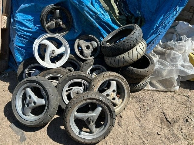 scooter banden/velgen, Ophalen, Gebruikt, Overige typen