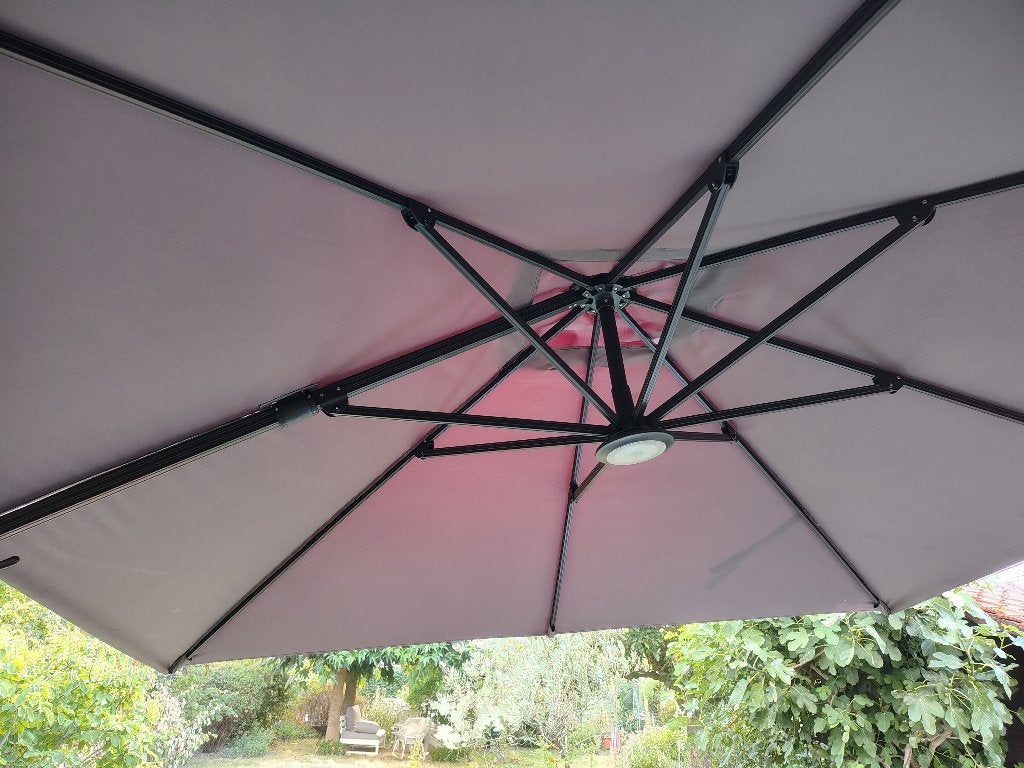 zweefparasol, Parasol flottant, Enlèvement, Réglable, Utilisé