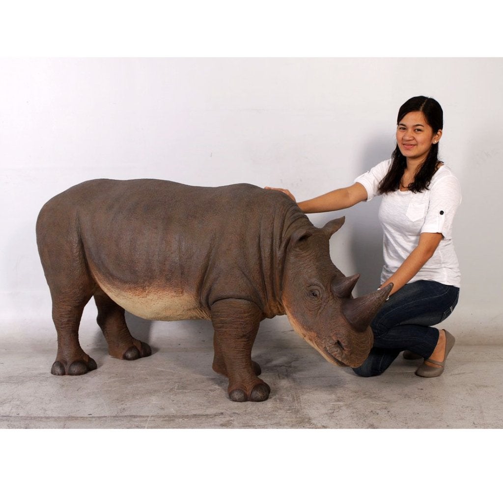 Rhinoceros Baby beeld – Neushoorn Lengte 147 cm, Ophalen, Nieuw