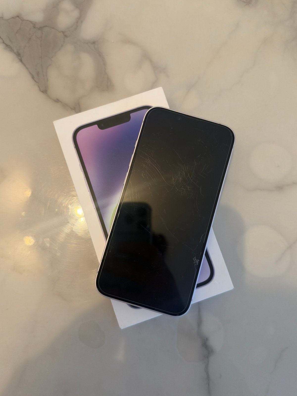 iPhone 14 128 Go couleur Purple, Telecommunicatie, Ophalen, Zo goed als nieuw, IPhone 14