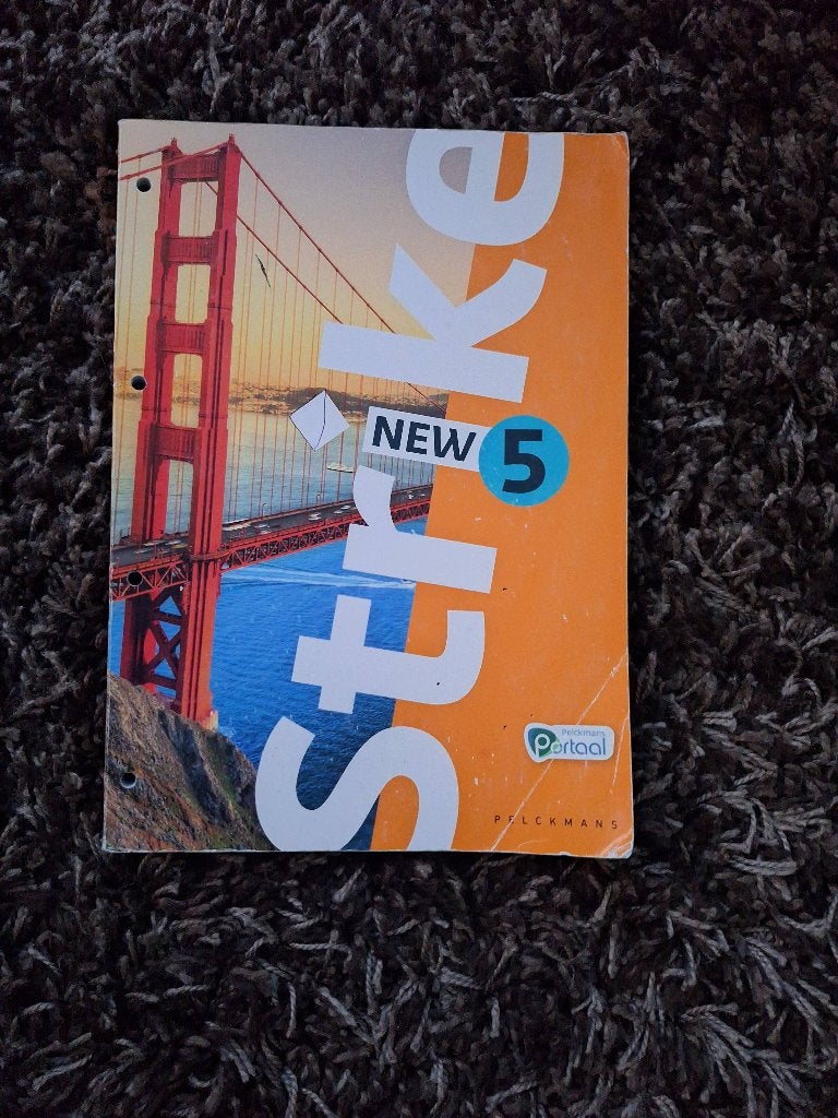 Werkboek engels new strike 5, Ophalen, Zo goed als nieuw, Engels