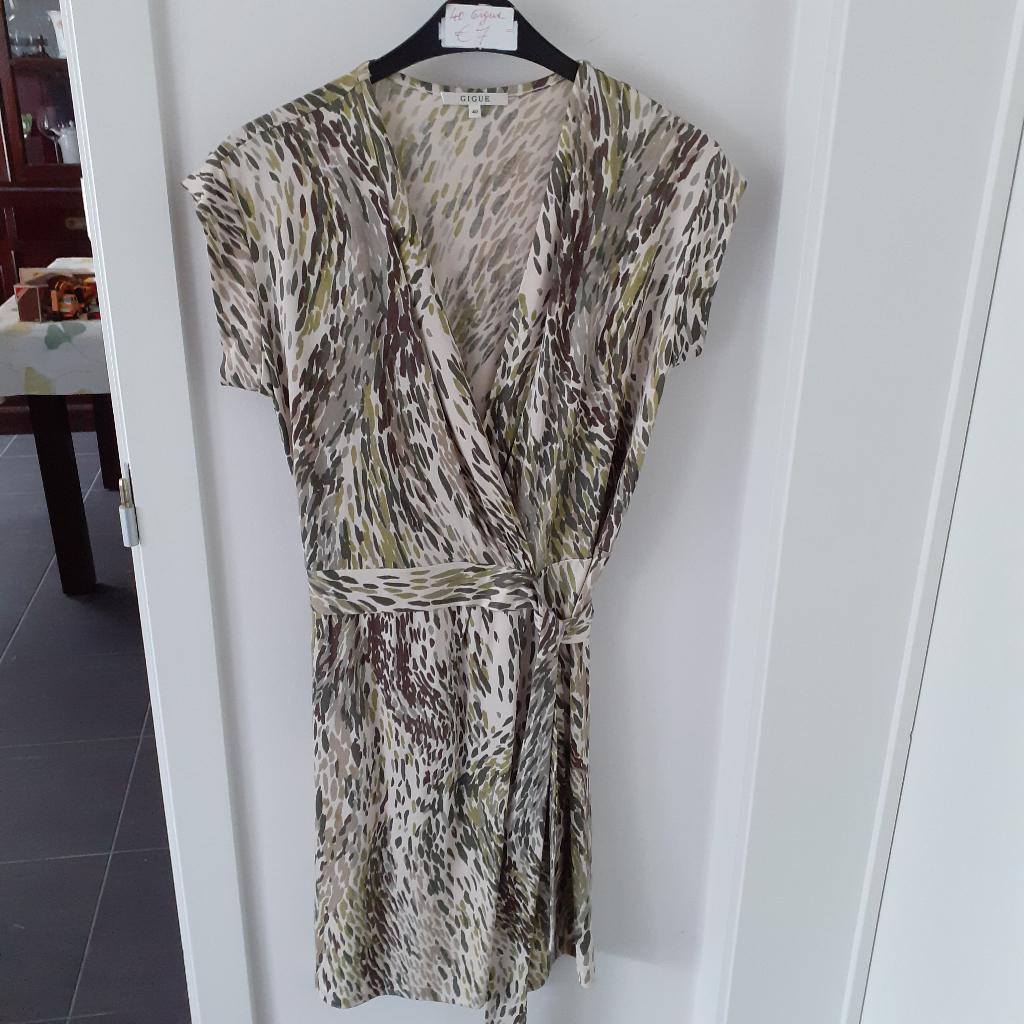 GIGUE Rechte jurk met fijne print   Maat: 40 Prijs: € 7, Kleding | Dames, Jurken, Overige kleuren, Ophalen of Verzenden, Zo goed als nieuw