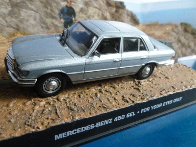 MERCEDES 450 SEL 1976 James Bond 007 1/43 IXO UH NEUVE+BOITE, Hobby & Loisirs créatifs, Enlèvement, Neuf, Voiture, Universal Hobbies