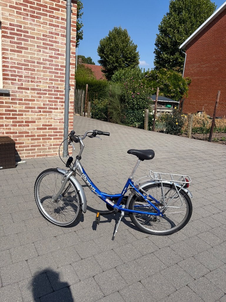 Fiets Minerva blauw, Ophalen, Gebruikt, Minerva