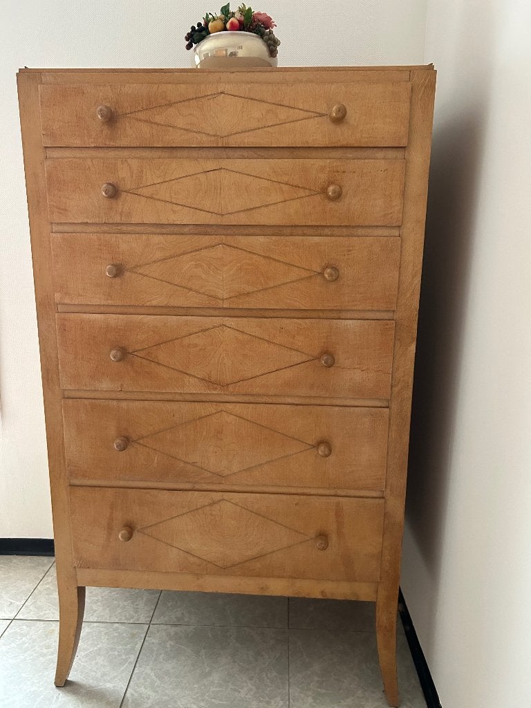 Vintage slaapkamer, Ophalen, Gebruikt, Tweepersoons, Vintage jaren 50/60