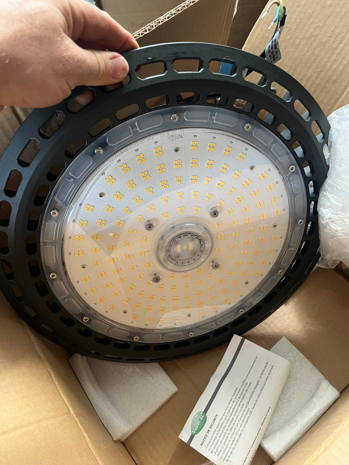 Led lampen ufo, Maison & Meubles, Lampes | Spots, Enlèvement ou Envoi, Comme neuf, LED