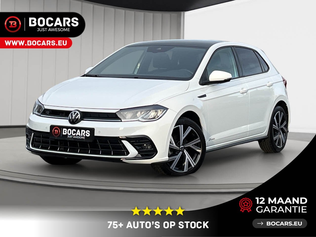 Volkswagen Polo R-Line, Auto's, 95 pk, 0 kg, Wit, Bedrijf