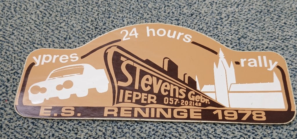 Rally ,sticker, Verzenden