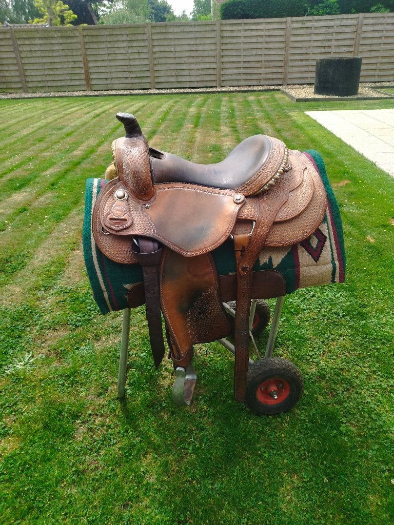 Western zadel, Animaux & Accessoires, Chevaux & Poneys | Selles, Enlèvement, Utilisé, Western