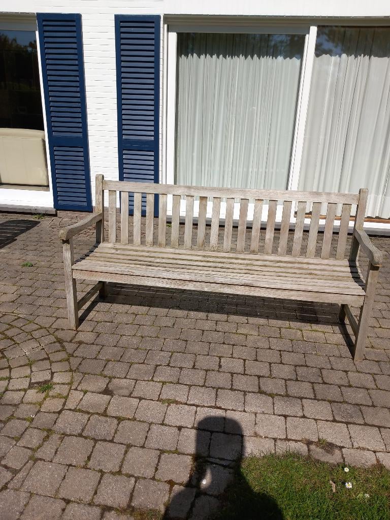 Tuinbank Teak, Ophalen, Zo goed als nieuw, Hout