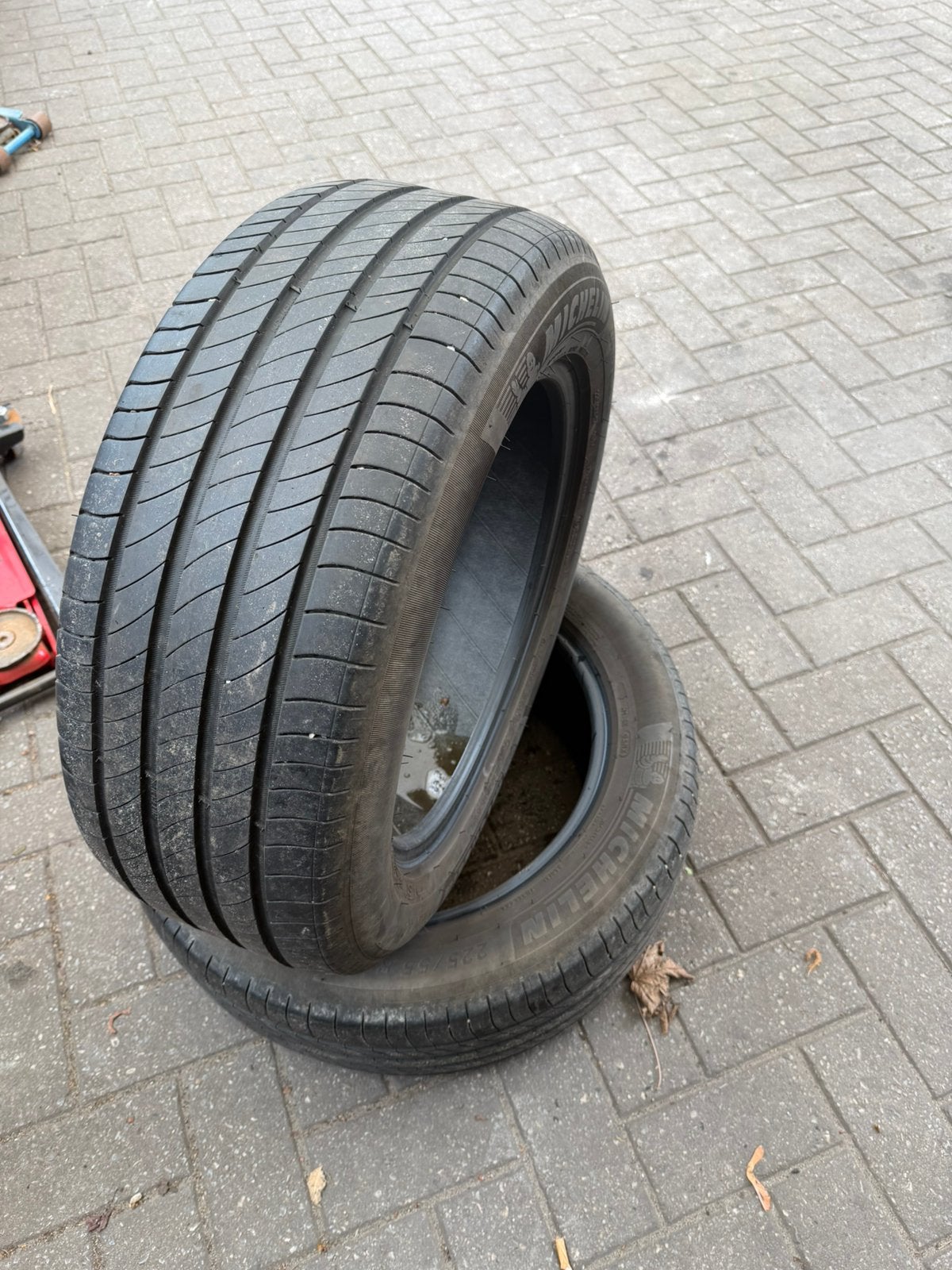 225/55 R17 MICHELIN ZOMERBANDEN, Auto-onderdelen, Banden en Velgen, Ophalen, 17 inch, Band(en), Zomerbanden