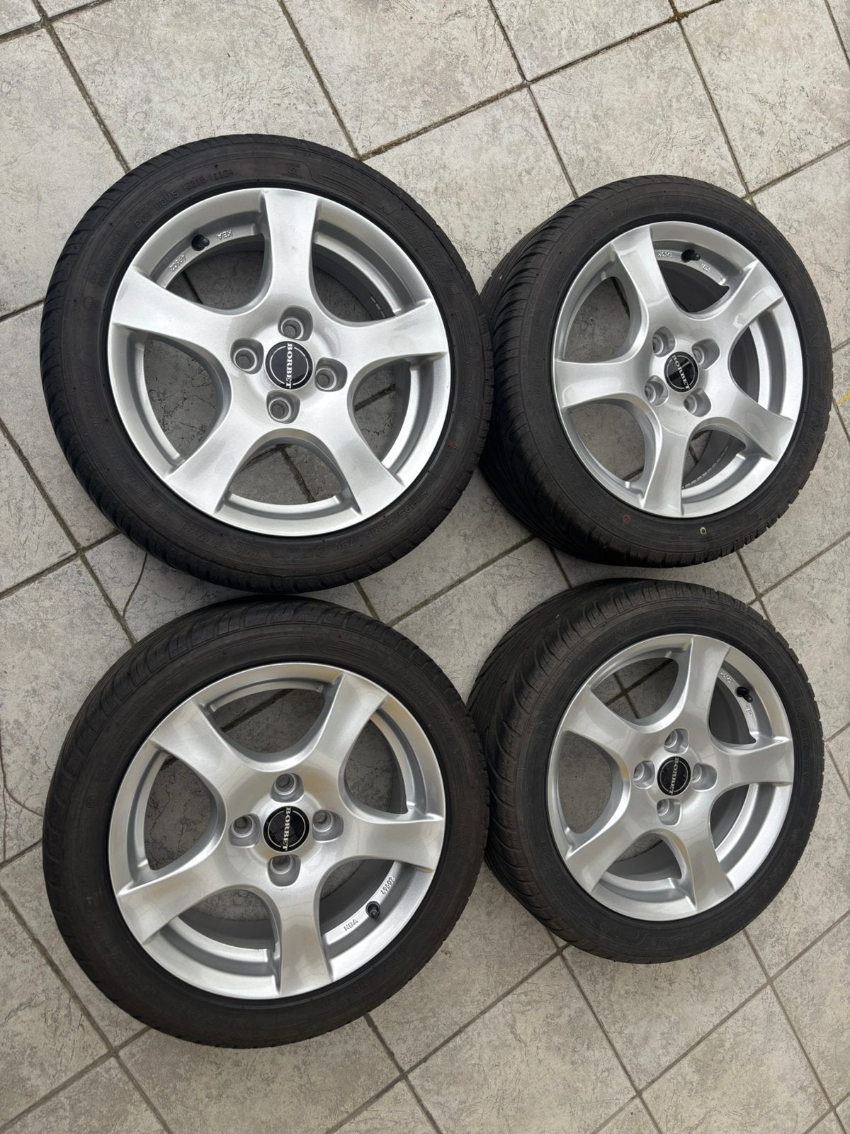 Borbet alu velgen, Auto-onderdelen, Banden en Velgen, Ophalen, 15 inch, Band(en)