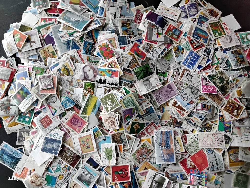 Postzegels zeer grote verzameling Duitsland, Postzegels en Munten, Verzenden, BRD, Gestempeld