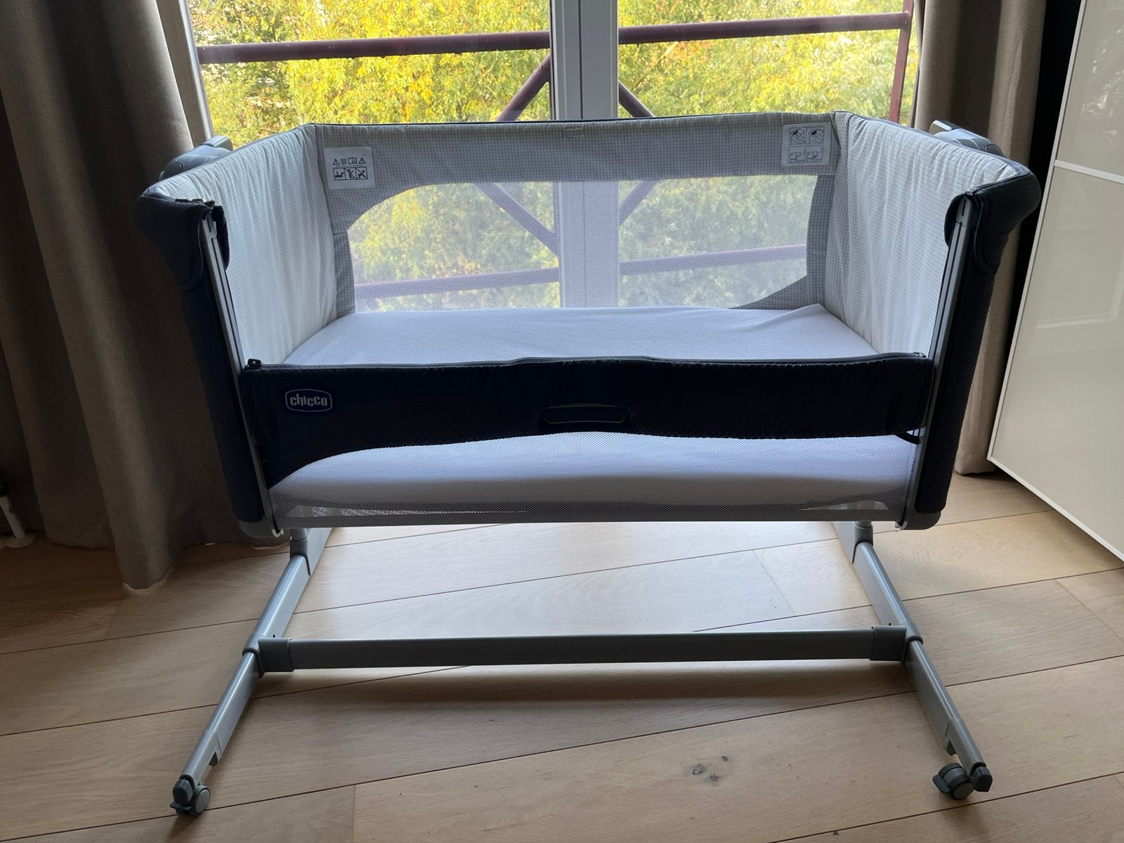 Chicco “next2me” cosleeper bedje, Ophalen, Zo goed als nieuw, Ledikant
