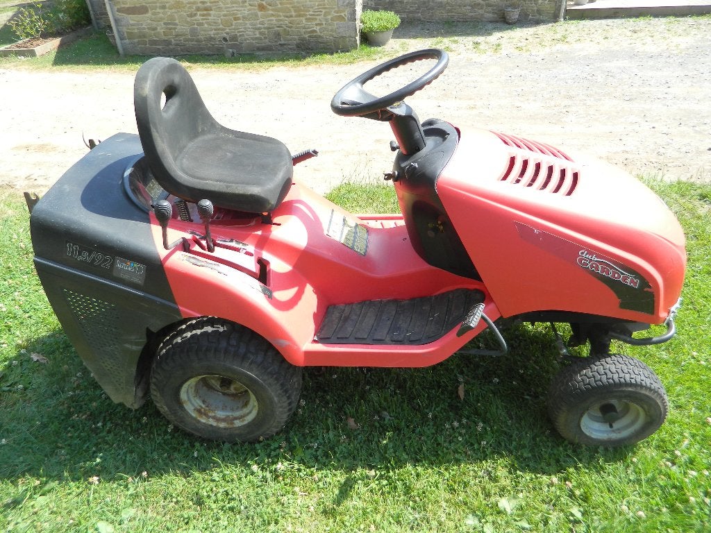 Tracteur tondeuse à réparer, Tuin en Terras, Grasmaaiers, Gebruikt, Benzine-grasmaaier, 50 cm of meer, Cirkelmaaier, Elektrische starter