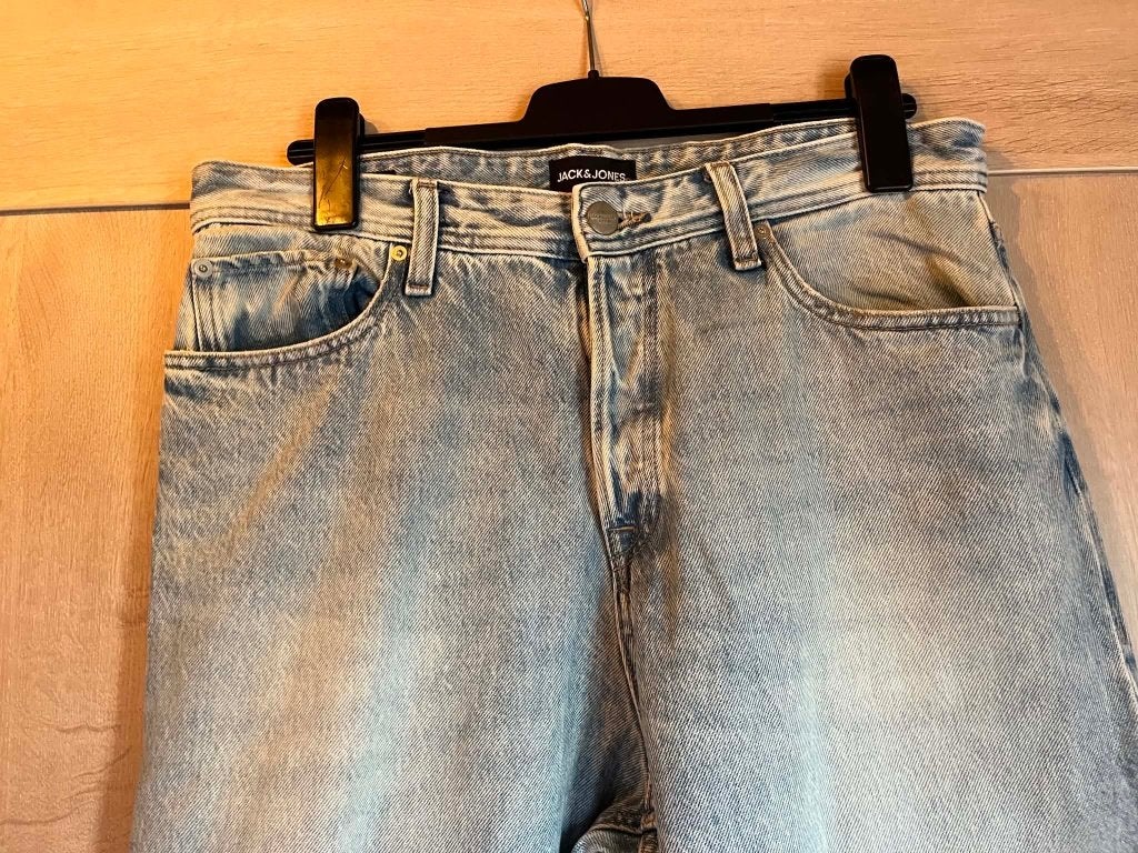 blauwe baggy jeans alex jack jones W 33 l 34, Kleding | Heren, Ophalen of Verzenden, Zo goed als nieuw, W33 - W34 (confectie 48/50)