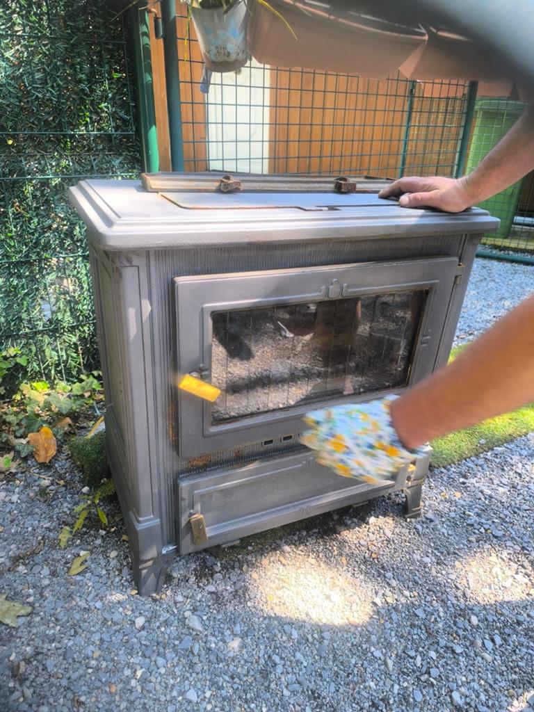 Houtkachel en kole, Huis en Inrichting, Kachels, Ophalen, Houtkachel