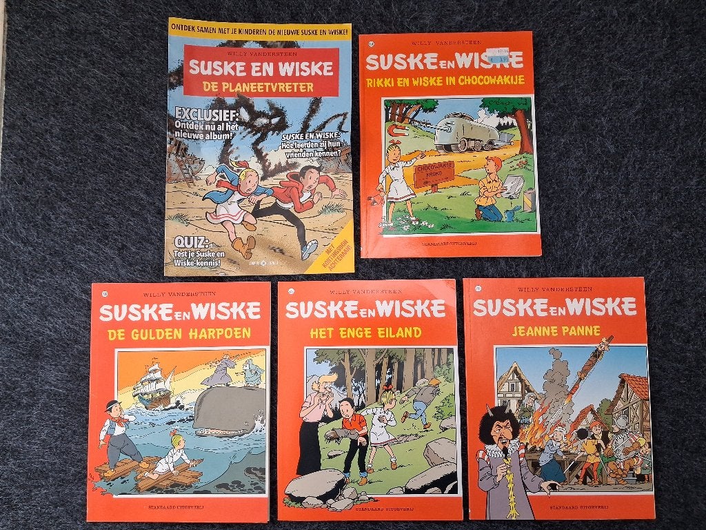 Lot Suske en Wiske strips + bijlage, Plusieurs BD, Enlèvement ou Envoi, Comme neuf, Willy Vandersteen