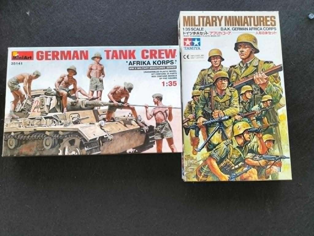 Deux boîtes militaires 1/35 Tamiya et Mini Art, Enlèvement ou Envoi, Neuf, 1:35 à 1:50, Personnage ou Figurines