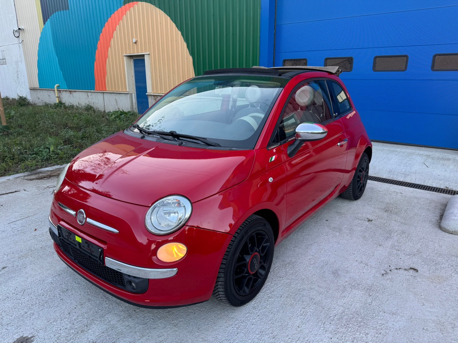 Fiat 500c 1.2i Cabriolet Airco, Auto's, Voorwielaandrijving, 4 zetels, 980 kg, 1242 cc