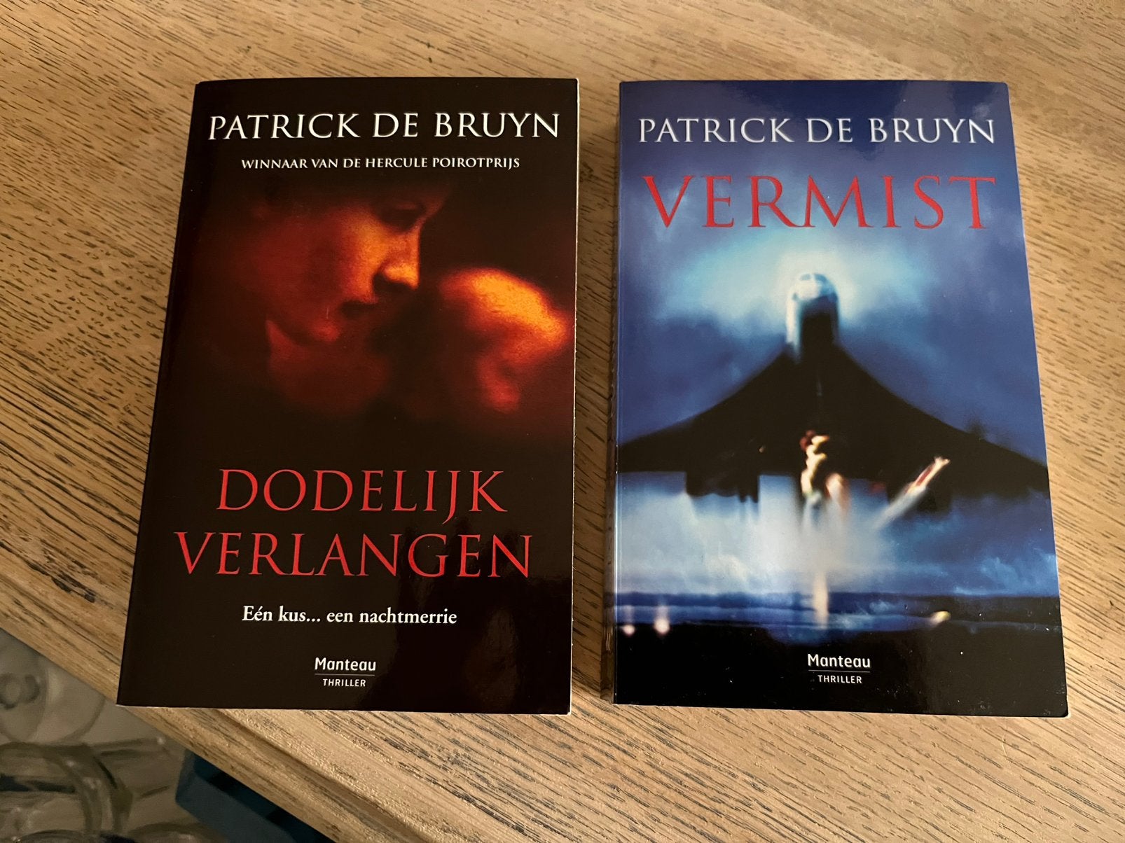 Twee boeken thrillers van Patrick De Bruyn, Ophalen of Verzenden, Zo goed als nieuw