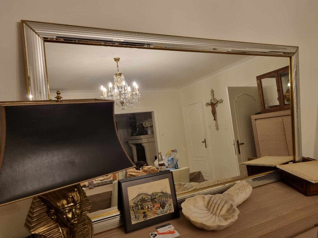 Deknudt spiegel - Groot exemplaar, Huis en Inrichting, Ophalen, Gebruikt