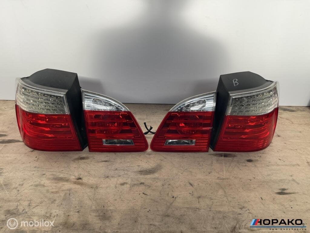II LCI/Facelift/LED Achterlichten set BMW E61 5 serie | OEM, Auto-onderdelen, Verlichting, Gebruikt, Ophalen of Verzenden