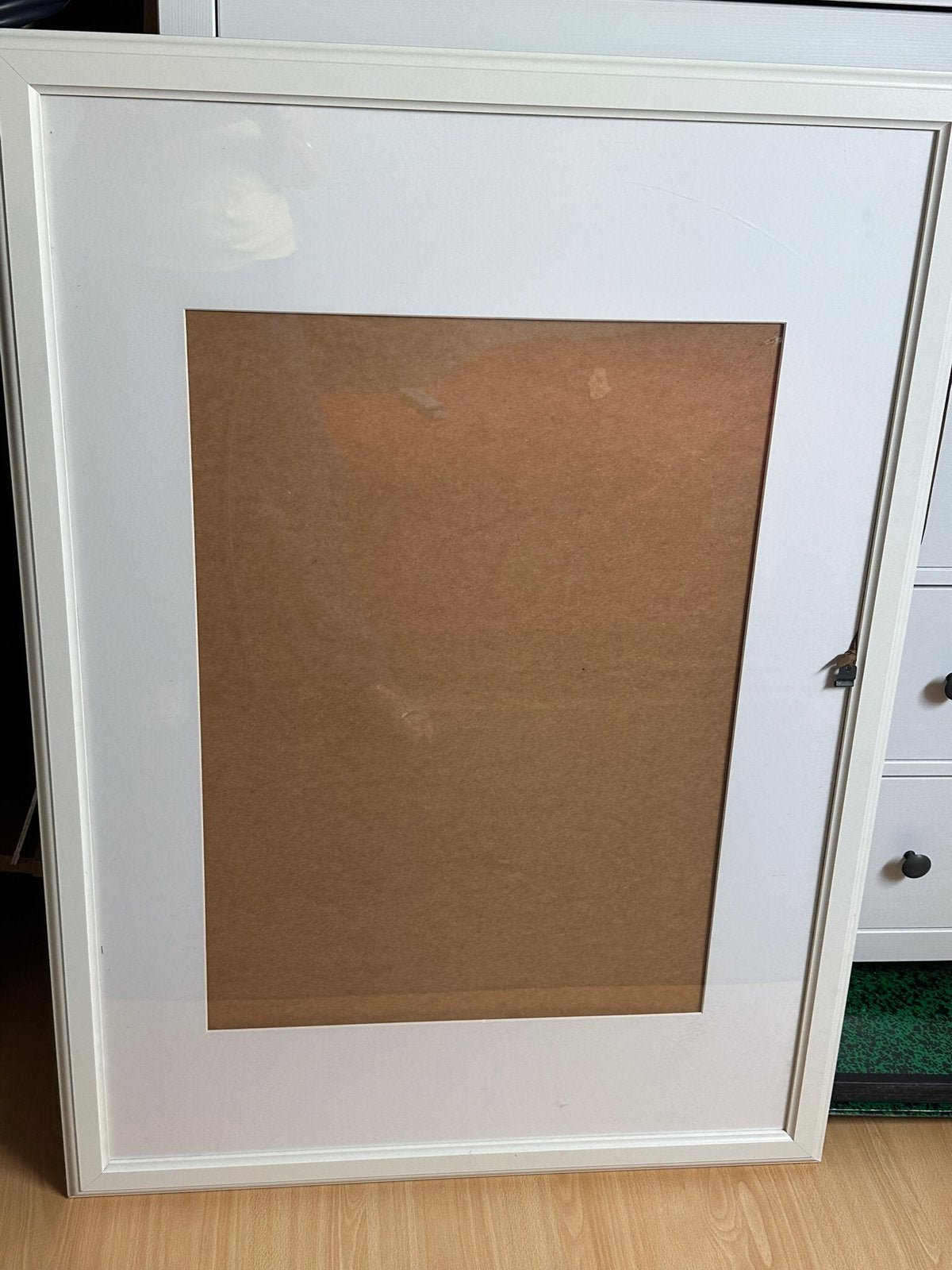 Witte kaderlijst (77cm x 108cm), Ophalen, Zo goed als nieuw