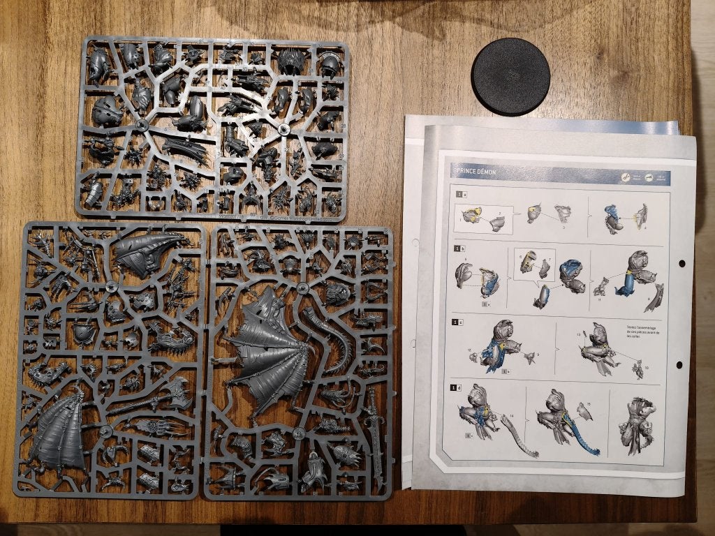 Warhammer 40k/AoS Daemon Prince (New on sprue), Enlèvement ou Envoi, Neuf, Warhammer, Figurine(s)