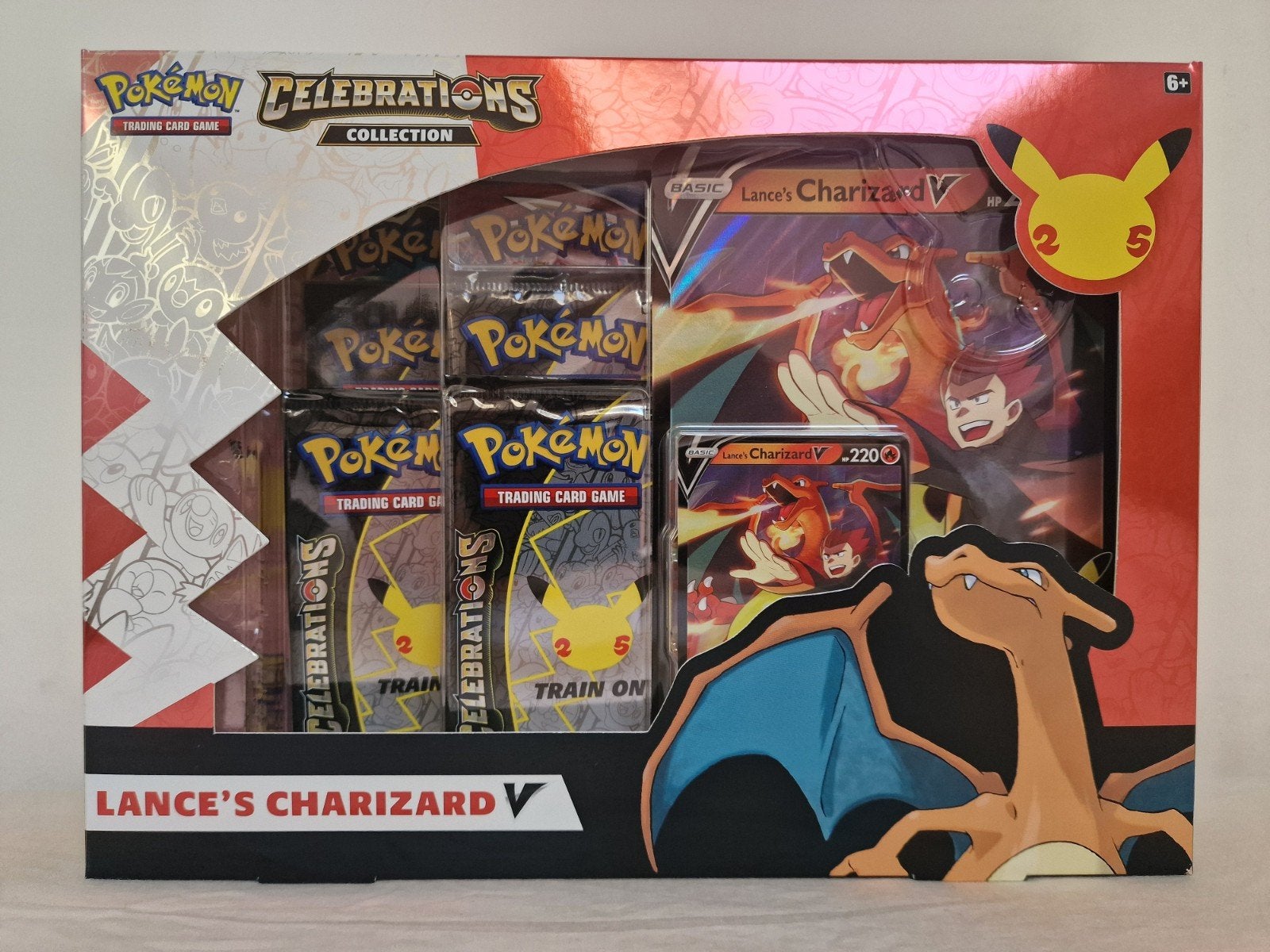 25th Anniversary Celebrations Collection - Lance's Charizard, Ophalen, Booster, Foil