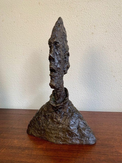 Bronzen Beeld Grande Tête de Diego Alberto Giacometti Buste, Antiek en Kunst, Gemerkt, Buste, Ophalen of Verzenden, Brons