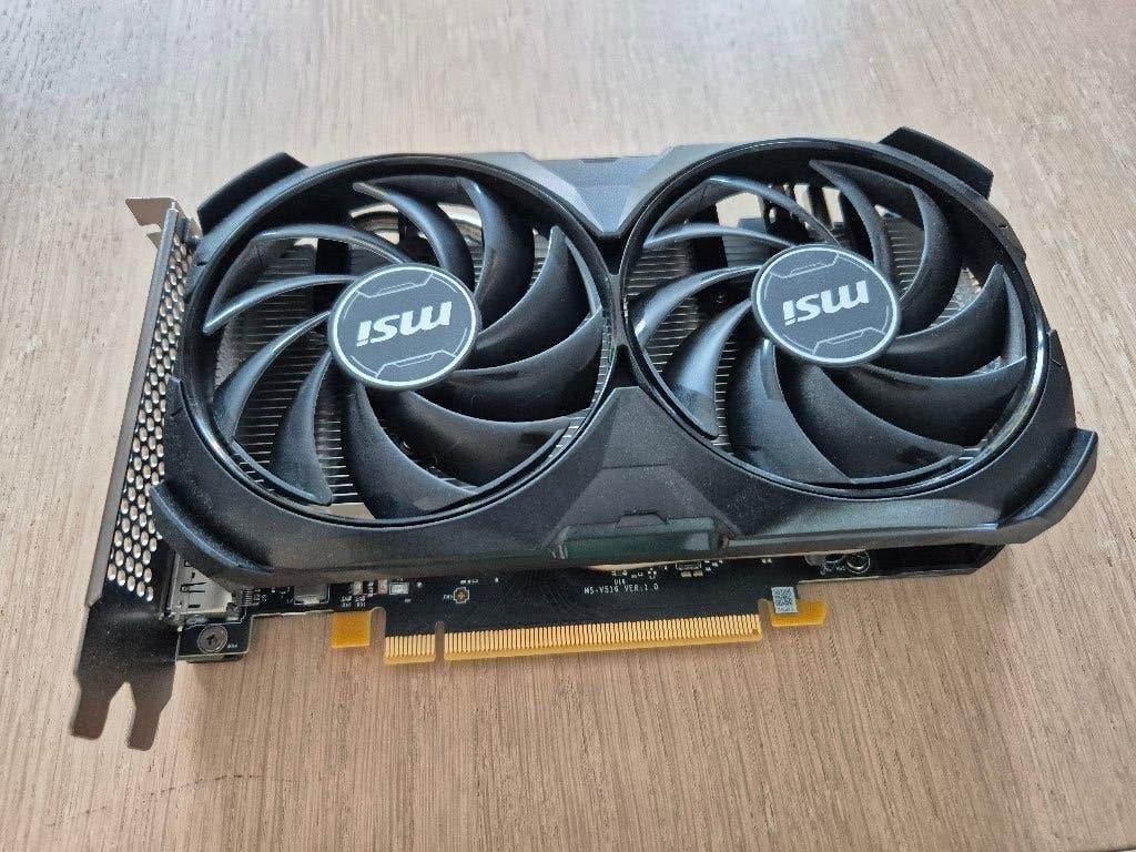 MSI GeForce RTX 4060 Ventus 2X Black 8G OC - garantie, Informatique & Logiciels, Cartes vidéo, Enlèvement ou Envoi, GDDR6, PCI-Express 4