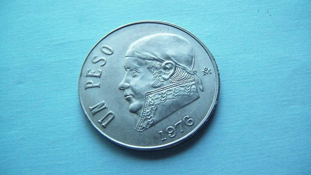 mexique 1 peso 1976, Enlèvement