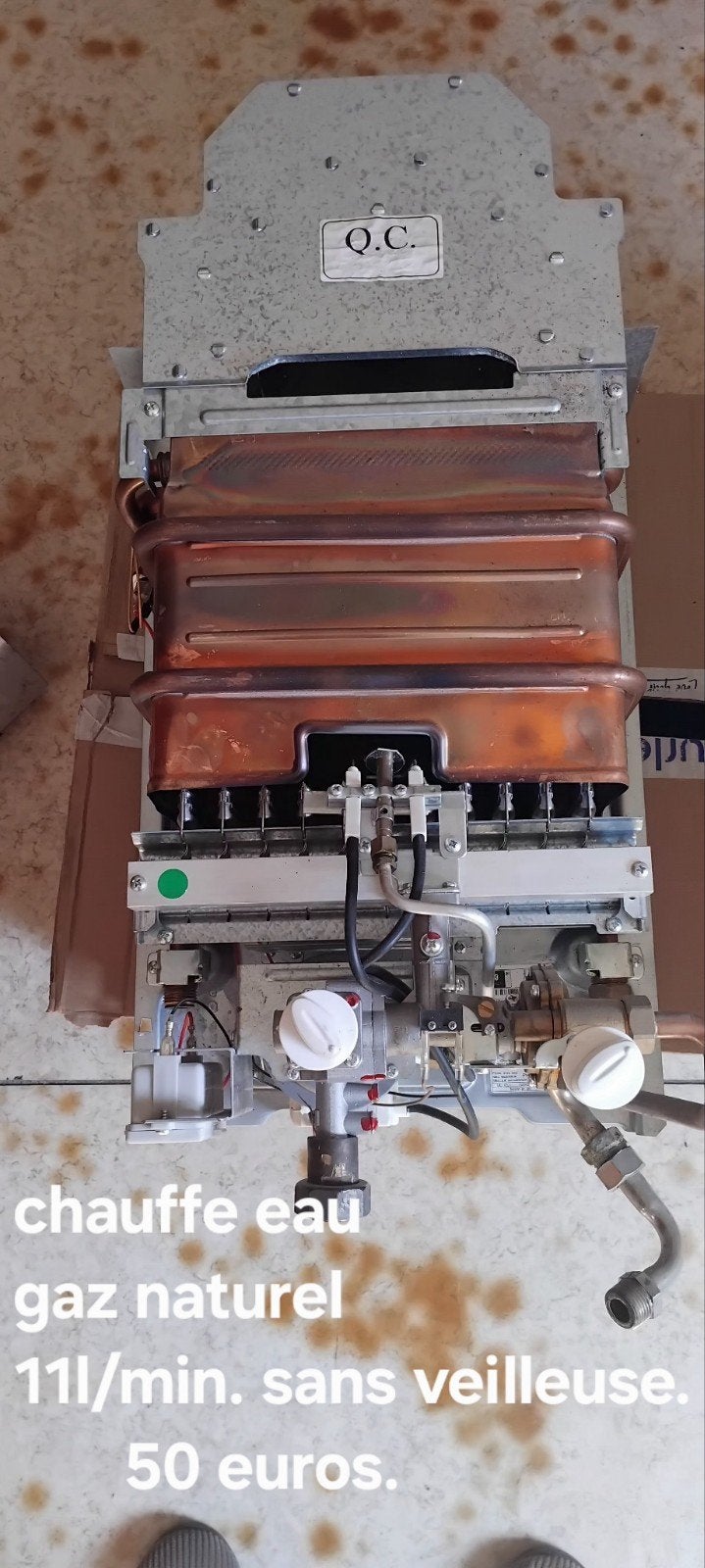 Chauffe eau Van marcke 11l/min. Pas de veilleuse., Enlèvement, Utilisé, Autres types