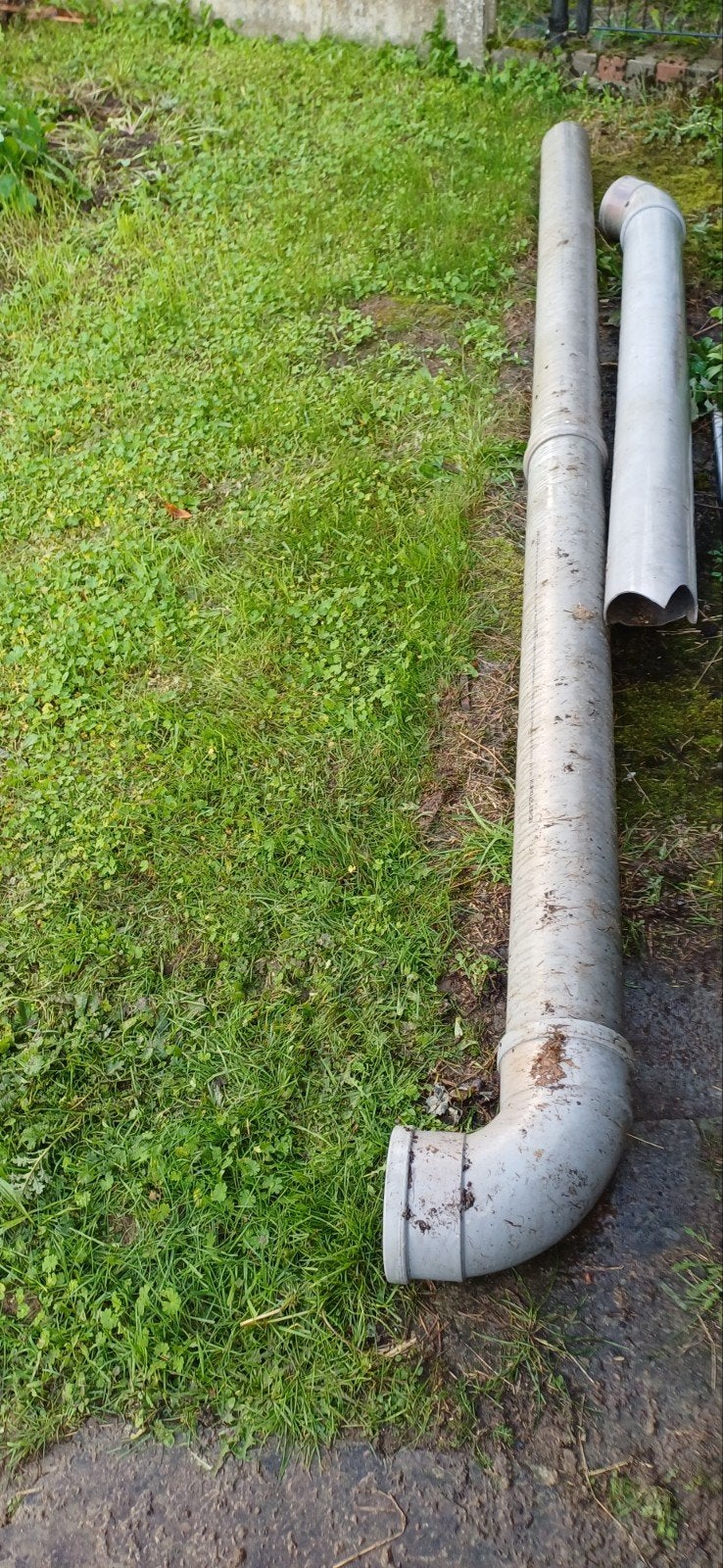 3 stukken buis pvc 160 mm + bocht 90 + bocht 45, Doe-het-zelf en Bouw, Ophalen, Gebruikt, PVC, 4 tot 6 meter