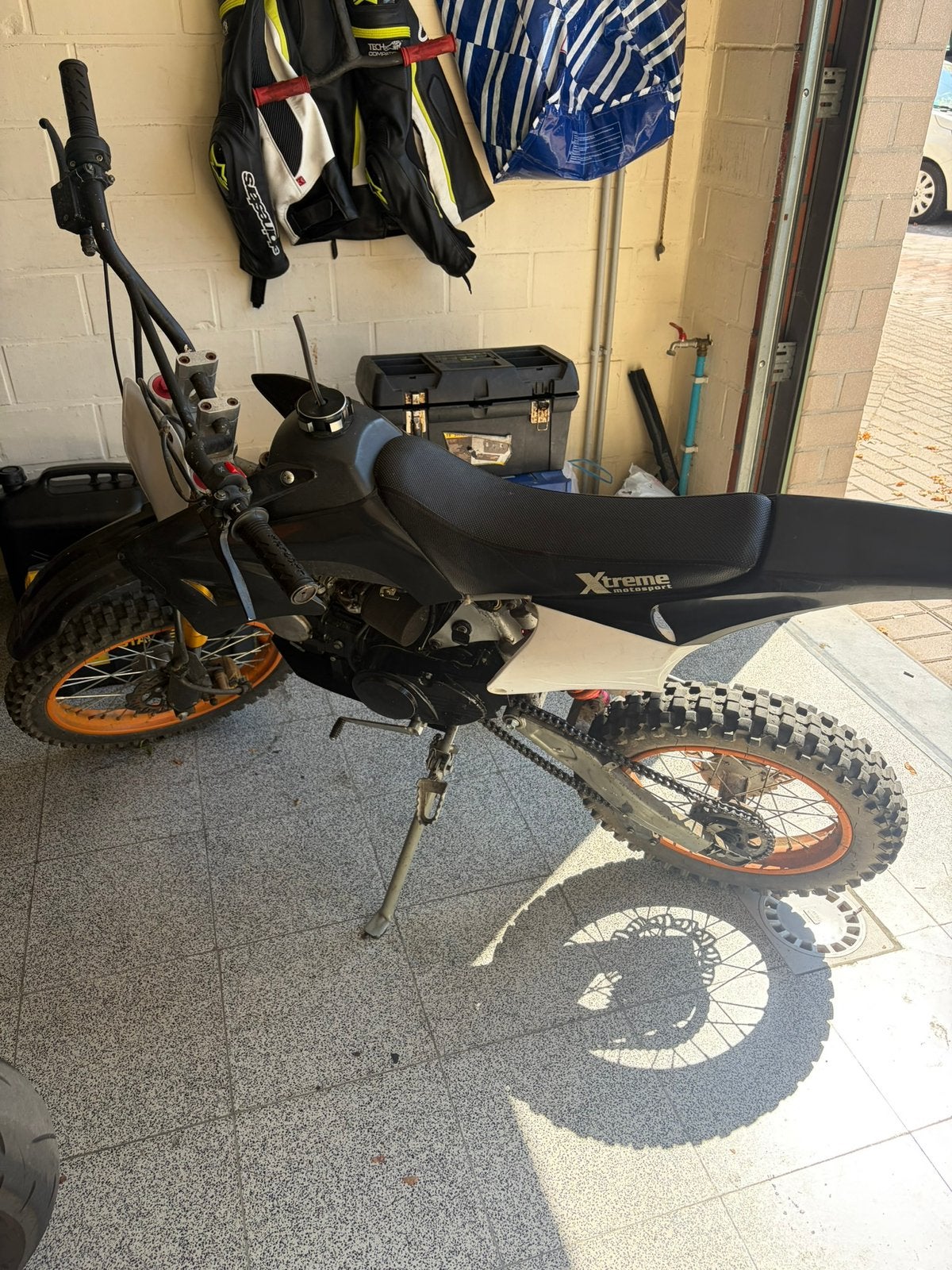 Pitbike / crossmotor 125cc, Fietsen en Brommers, Ophalen, Gebruikt, 125 cc, Schijfrem