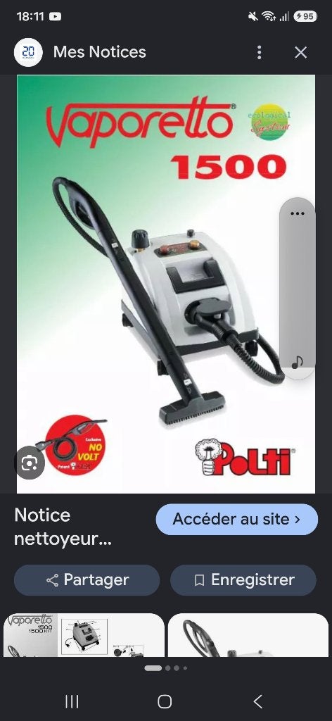 Vaporetto Polti, Enlèvement, Utilisé